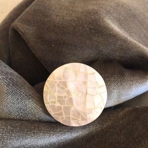 Genuine Mother of Pearl Statement Ring